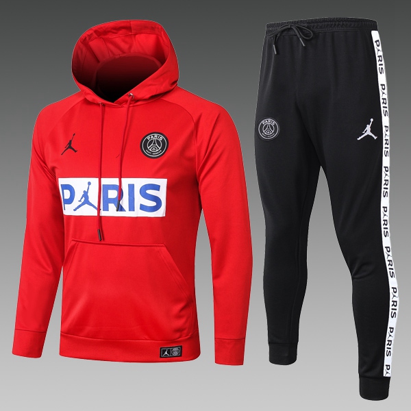 Todo Chandal Con Capucha PSG Jordan Niños Rojo 2020/2021