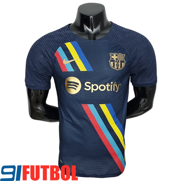 católico tanto Circular Imitaciones Camisetas De Futbol FC Barcelona Azul marino 2022/2023