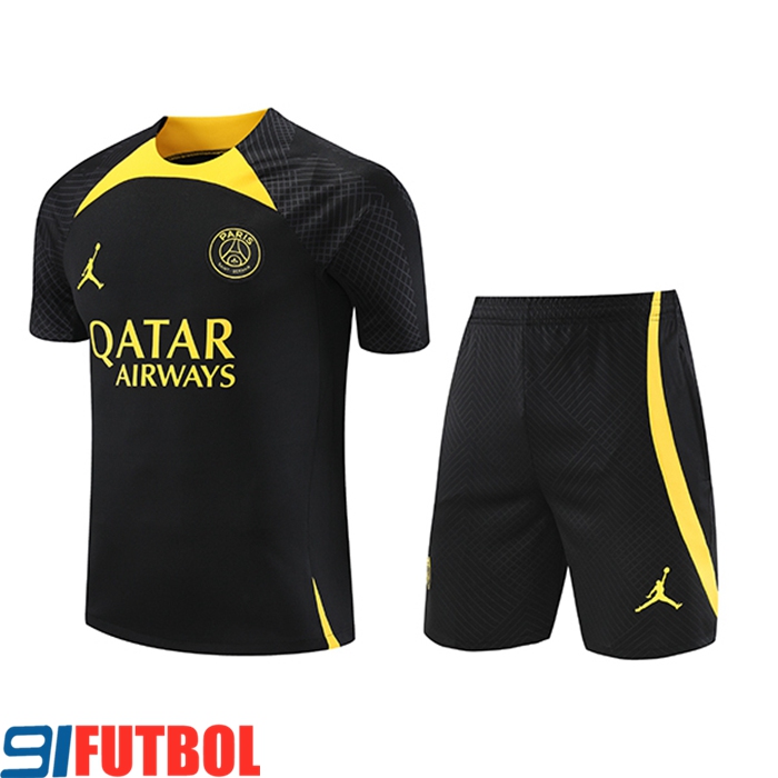 Paginas De Camiseta Entrenamiento + Cortos PSG Jordan Negro 2023/2024