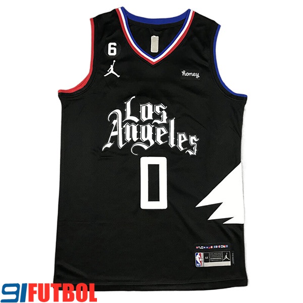 2023/24 Lakers WETBROOK #0 Bkacl City Edition NBA Jerseys